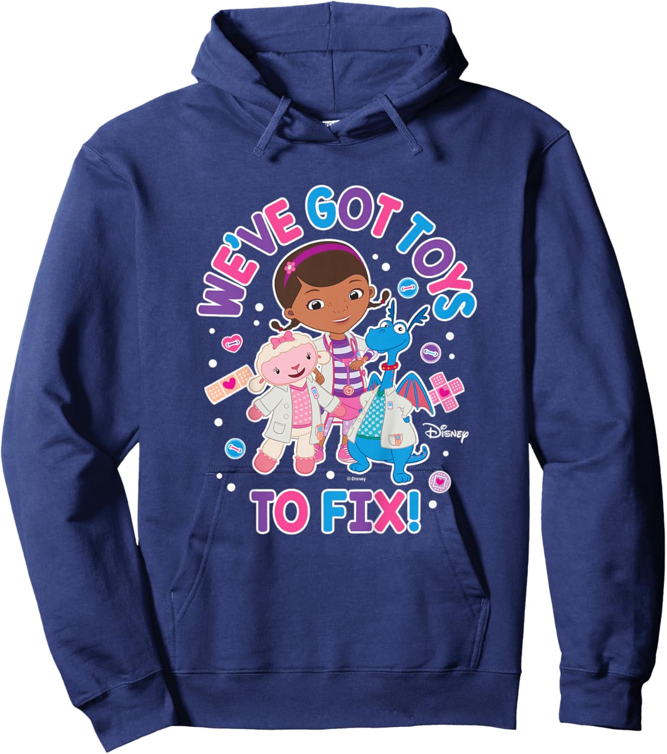Kids Doc McStuffins -We've Got Toys To Fix Hoodie - Hoodie | Navy