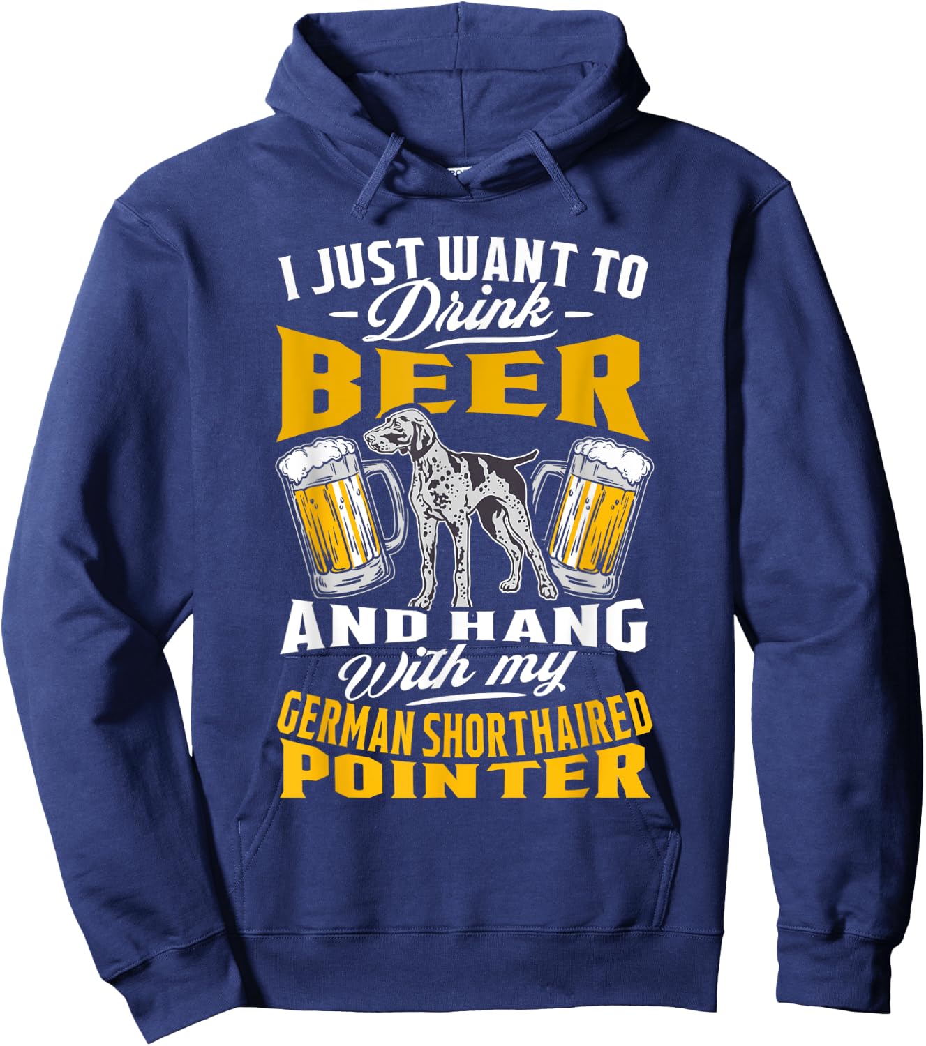 German Shorthaired Pointer Gifts German Shorthair Pointer Hoodie - Hoodie | Navy