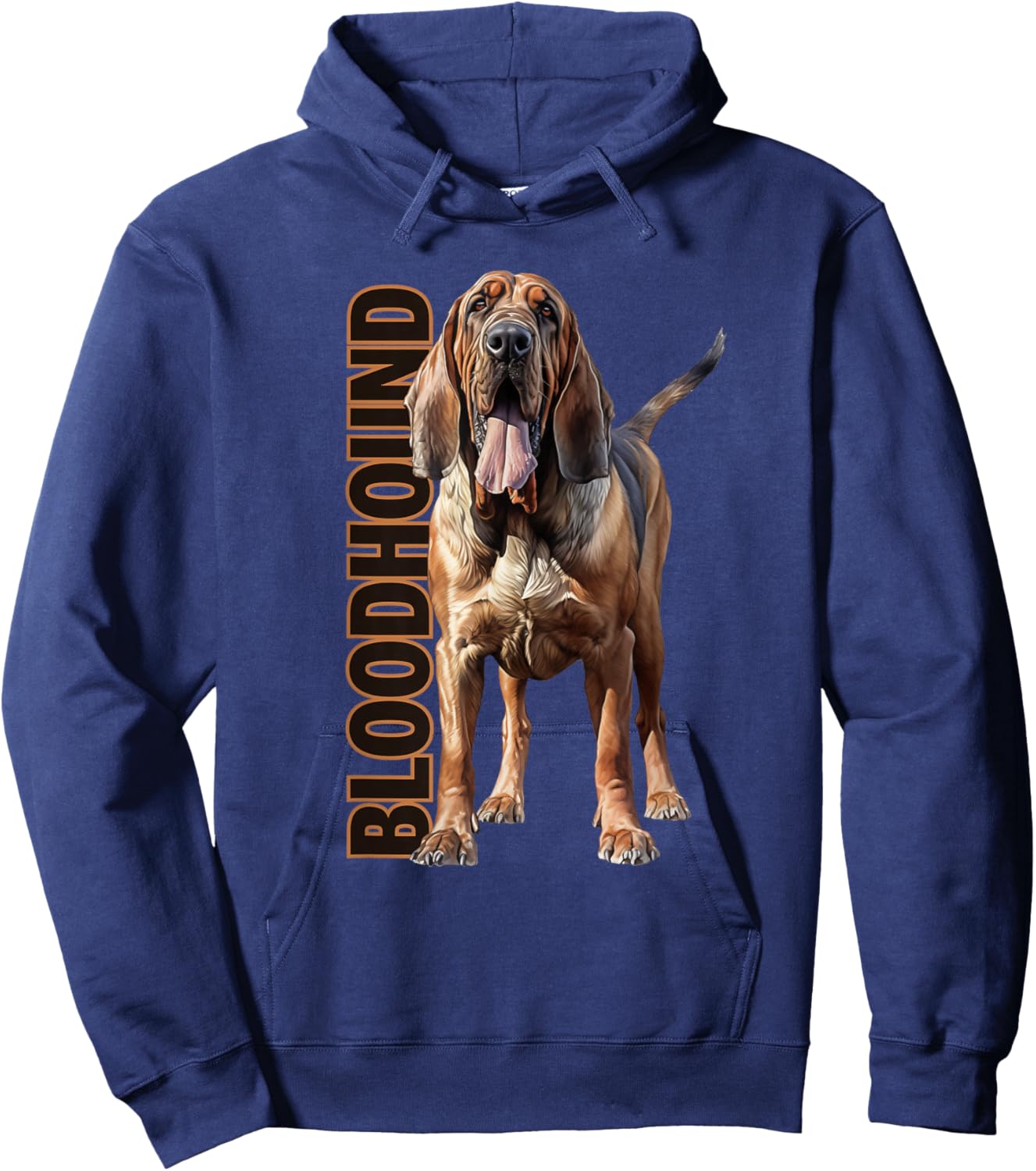 Bloodhound Watercolor Hoodie - Hoodie | Navy