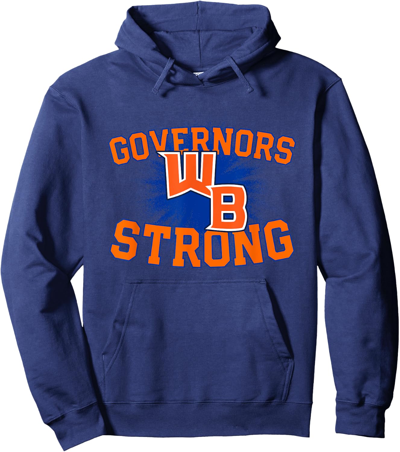 William Blount Governors Logo Strong Flag HS Hoodie - Hoodie | Navy