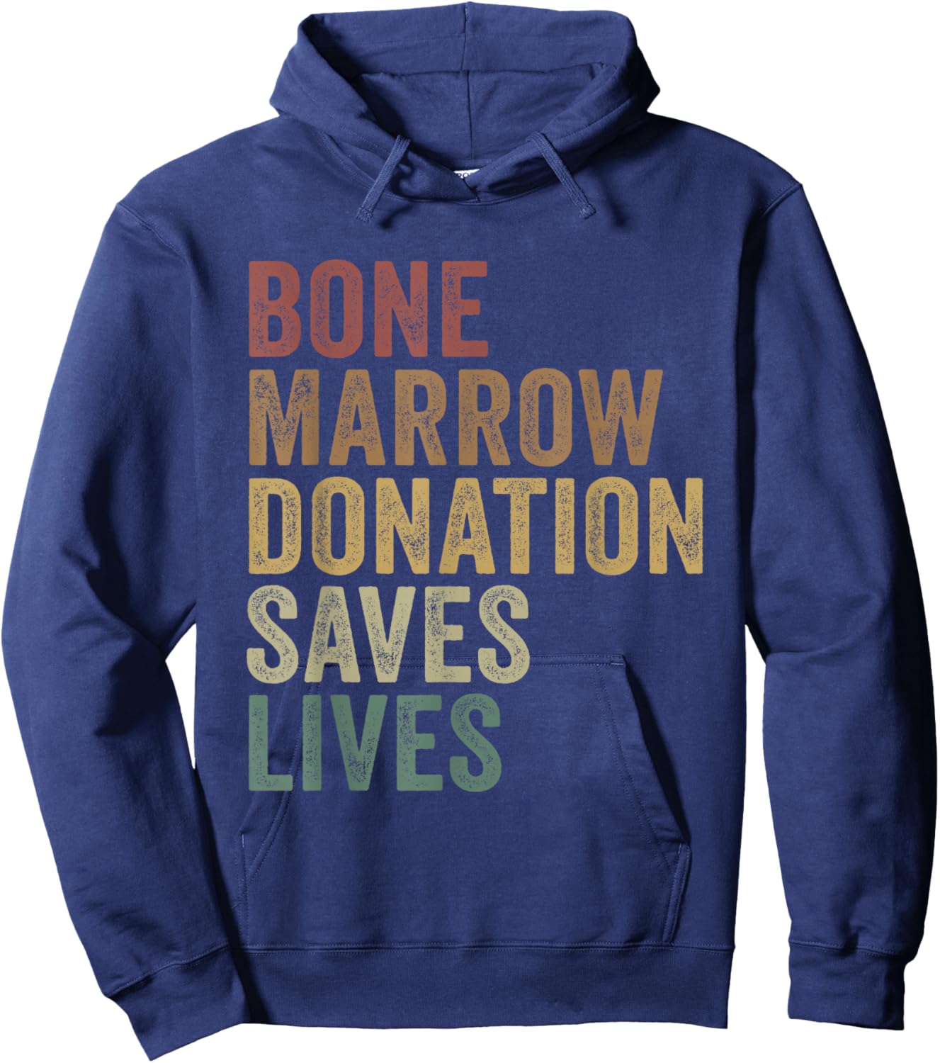 Bone Marrow Donation Saves Lives Organ Donor Transplant Hoodie - Hoodie | Navy