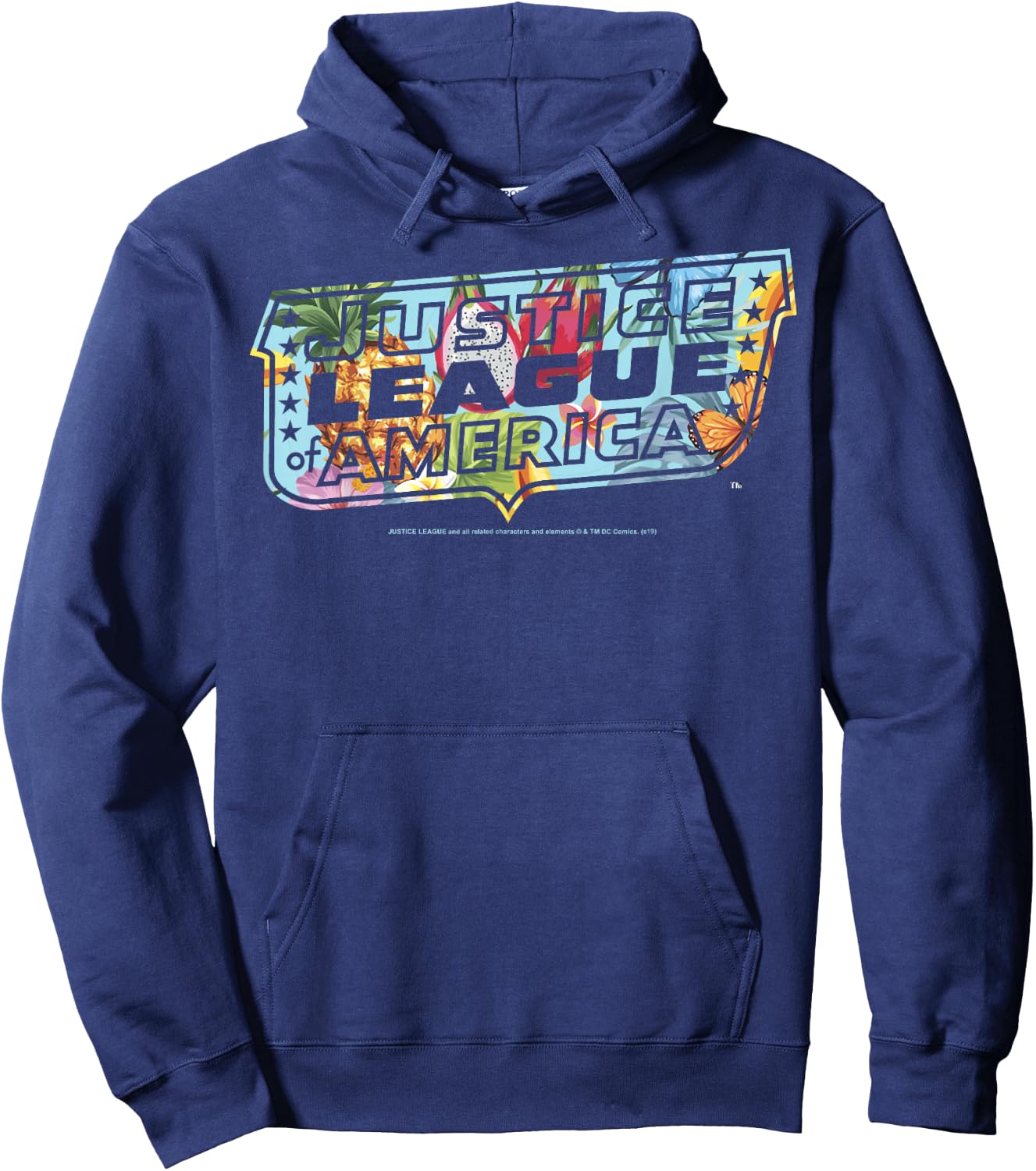 DC Comics Justice League Dragon Fruit Logo Hoodie - Hoodie | Navy