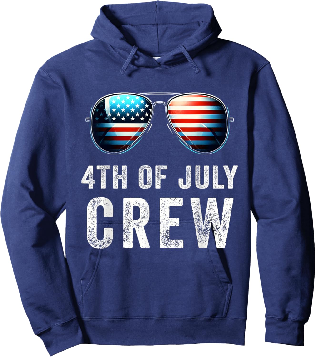 4th of July Crew Matching Family Outfits Men Women Kids Fun Hoodie - Hoodie | Navy