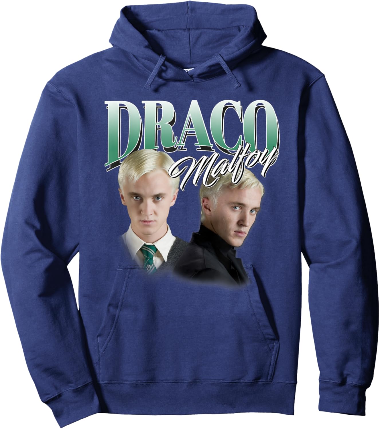 Harry Potter Draco Malfoy Homage Hoodie - Hoodie | Navy