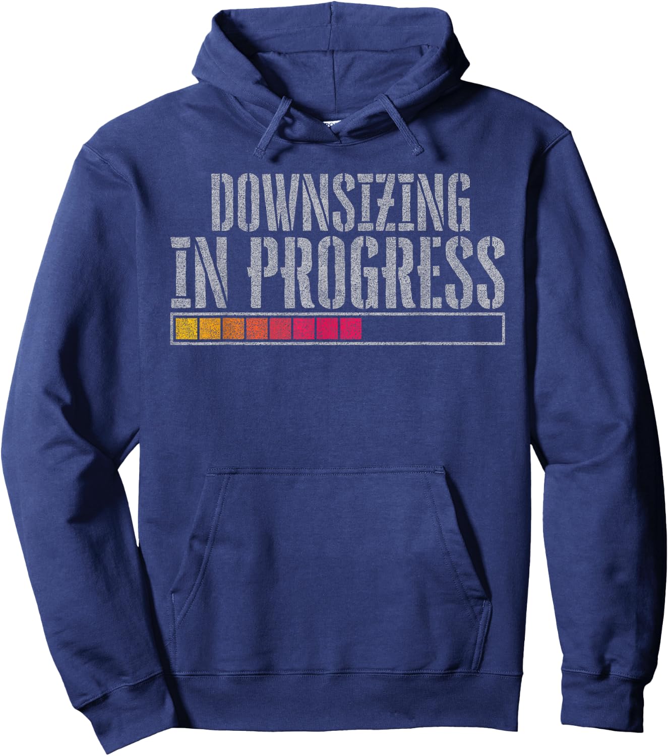 Downsizing in progress Hoodie - Hoodie | Navy