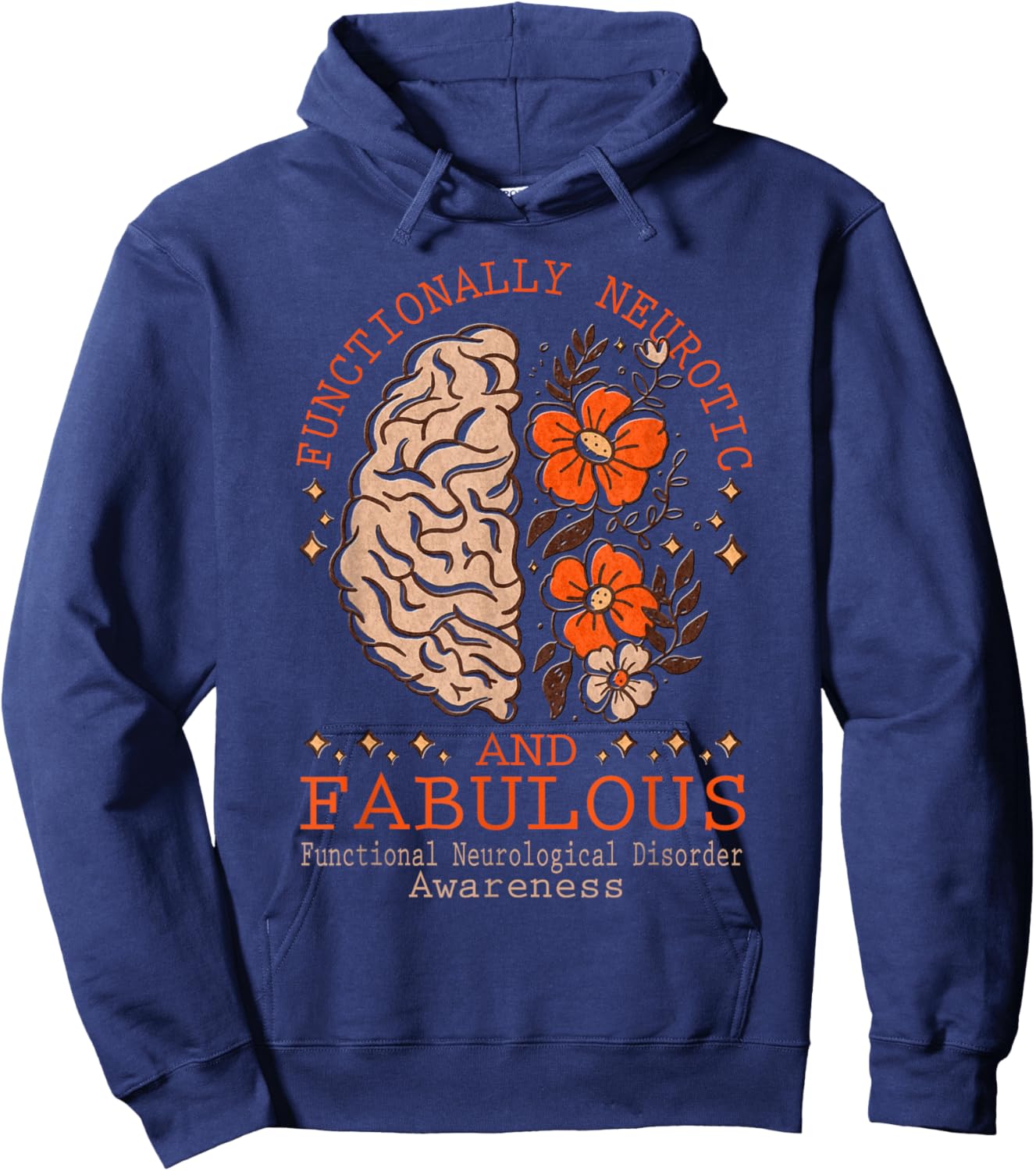 Functional Neurological Disorder Awareness Hoodie - Hoodie | Navy