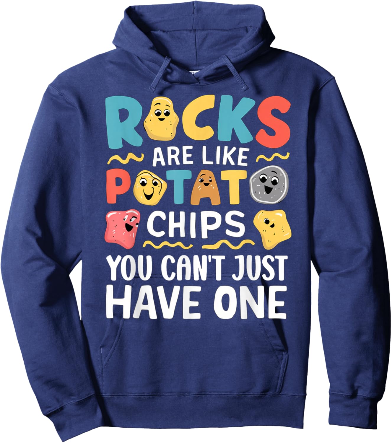 Geology Ores Minerals Gems and Crystals Rock Collecting Hoodie - Hoodie | Navy