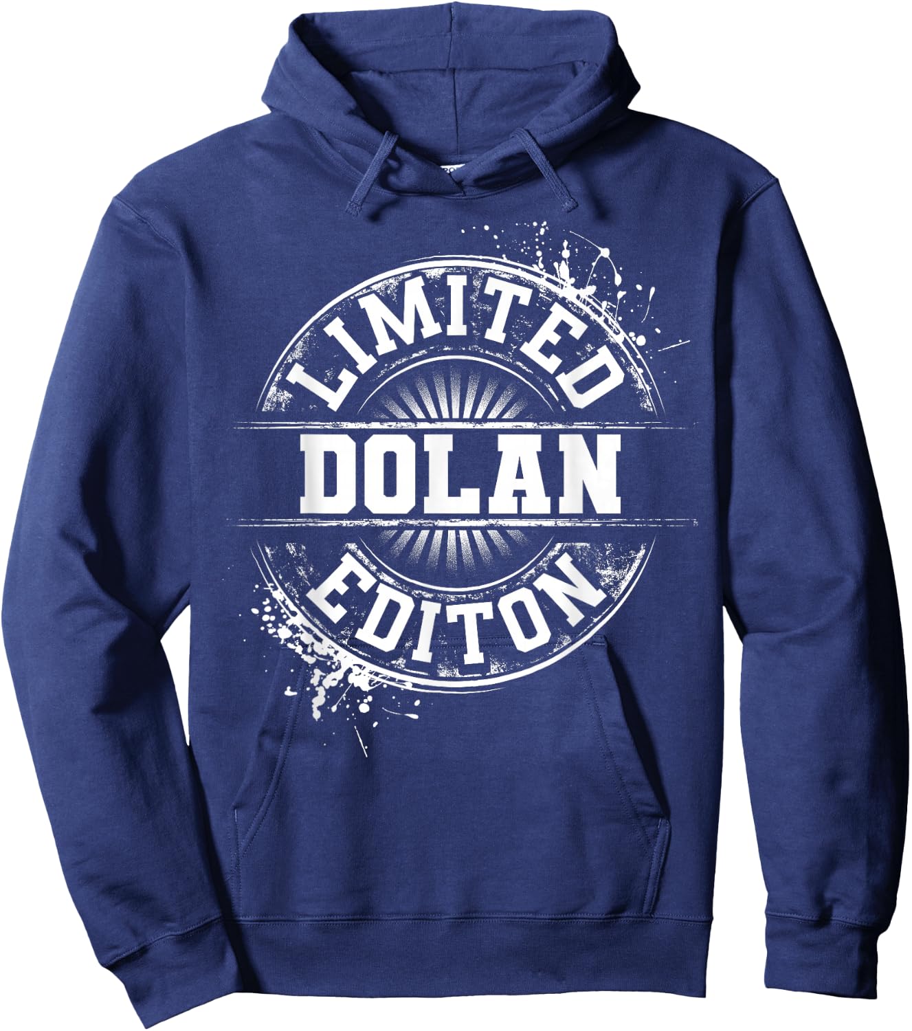 DOLAN Funny Surname Family Tree Birthday Reunion Gift Hoodie - Hoodie | Navy
