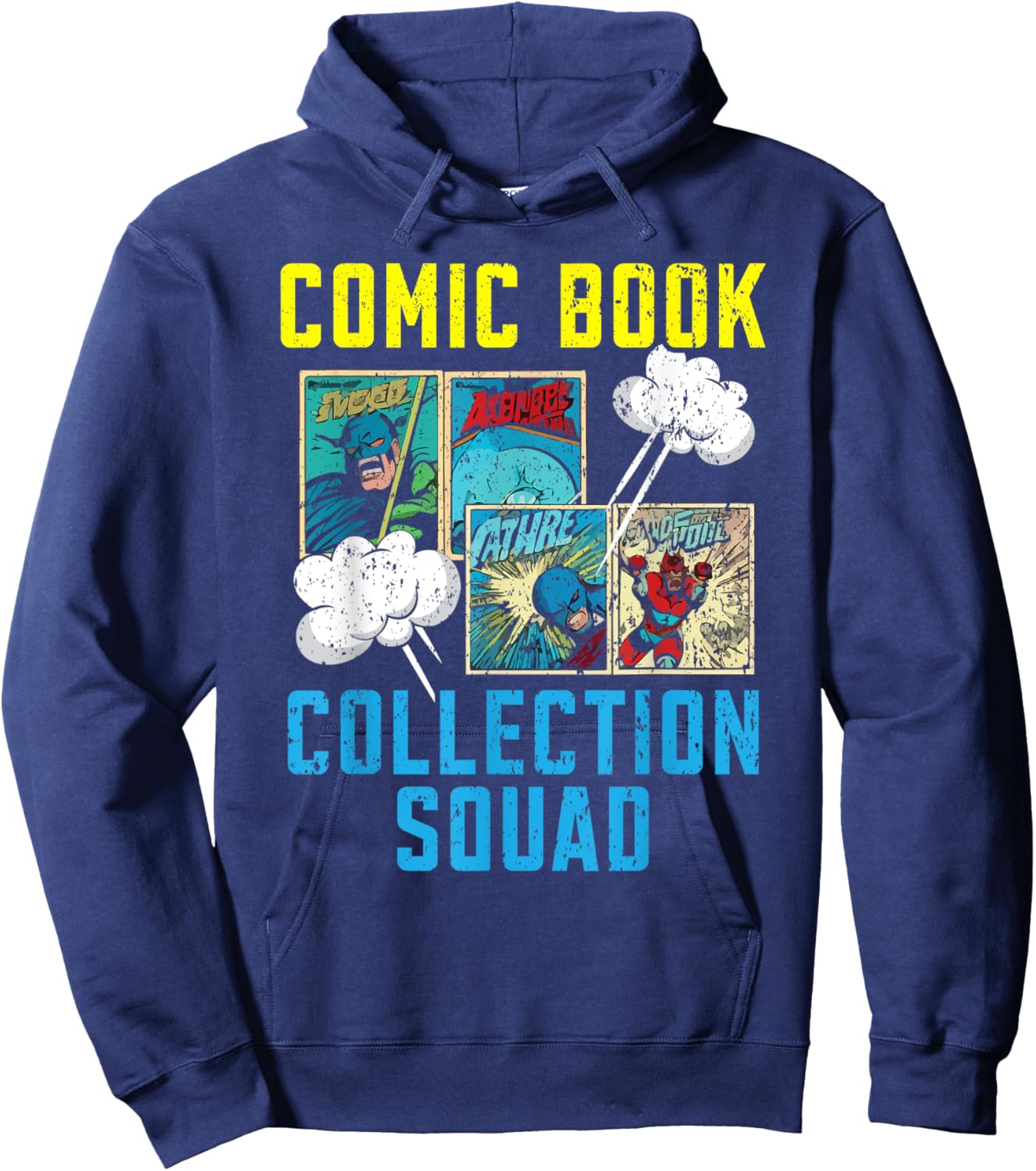 Comic Collector Comic Reader Reading Comic Books Hoodie - Hoodie | Navy