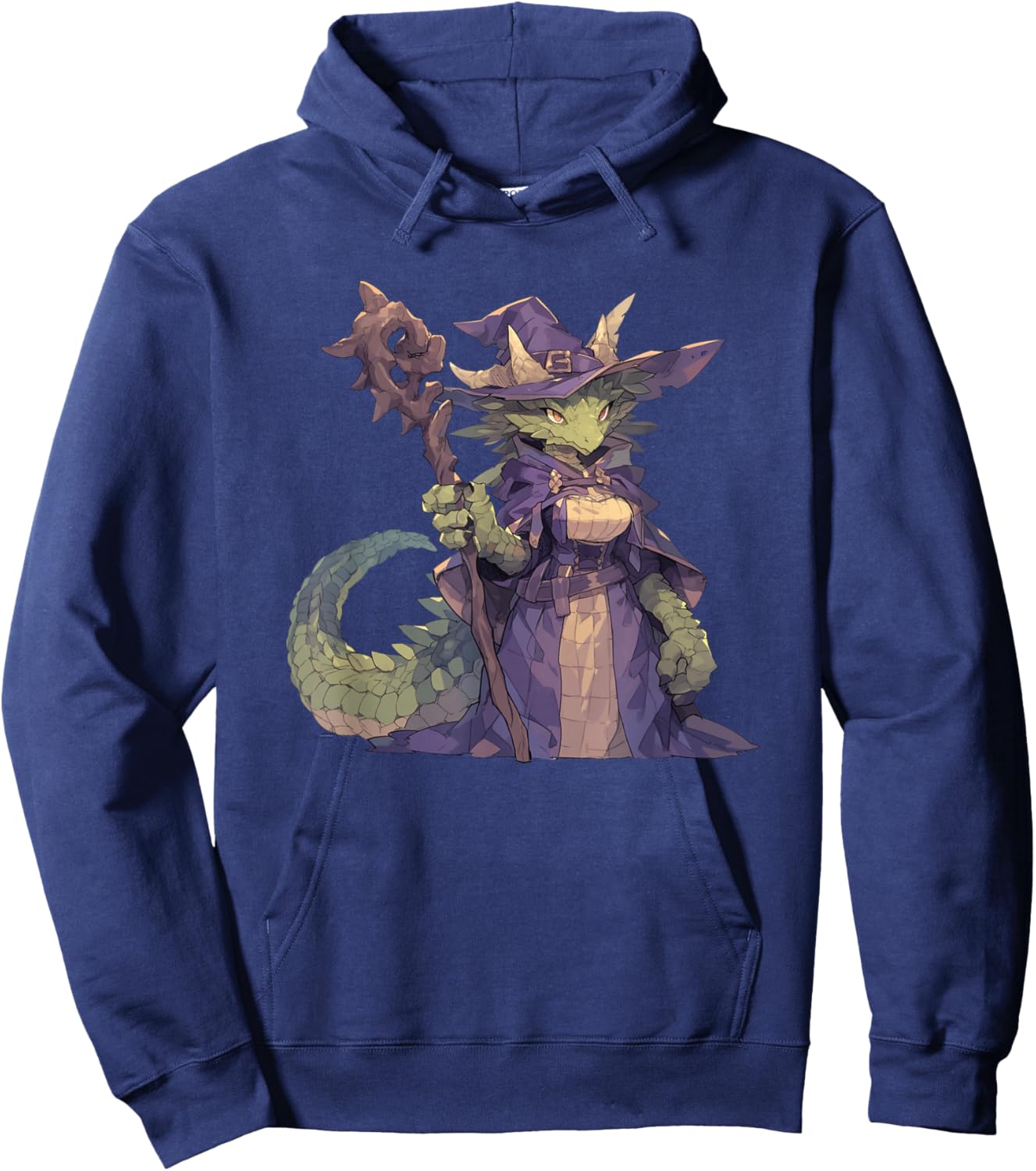 Dragon Dressed As Witch - Dragon Halloween Hoodie - Hoodie | Navy