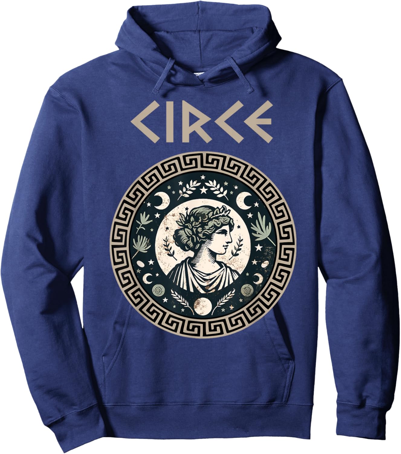Agema Apparel Circe Greek Goddess and Sorceress Greek Mythology , Small, Black Hoodie - Hoodie | Navy