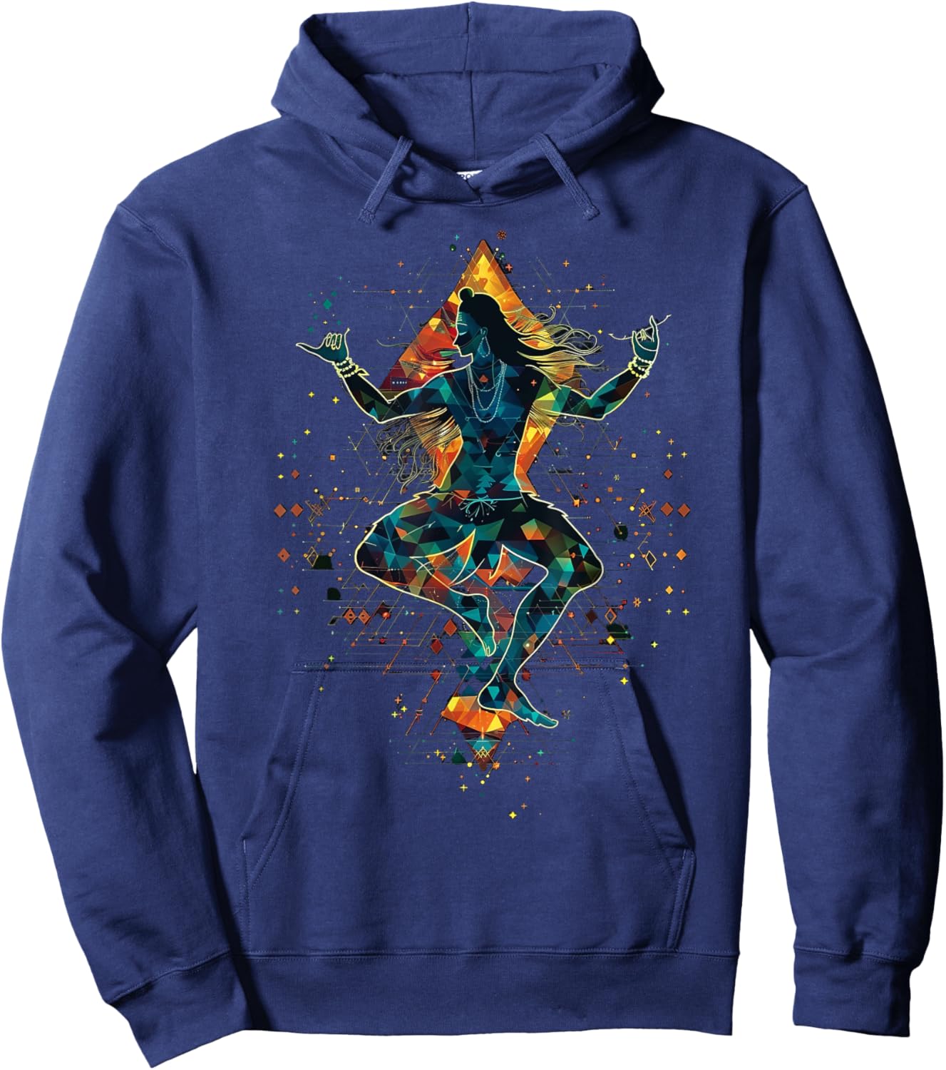 Shiva spiritual hindu god tandava dance yoga meditation Hoodie - Hoodie | Navy