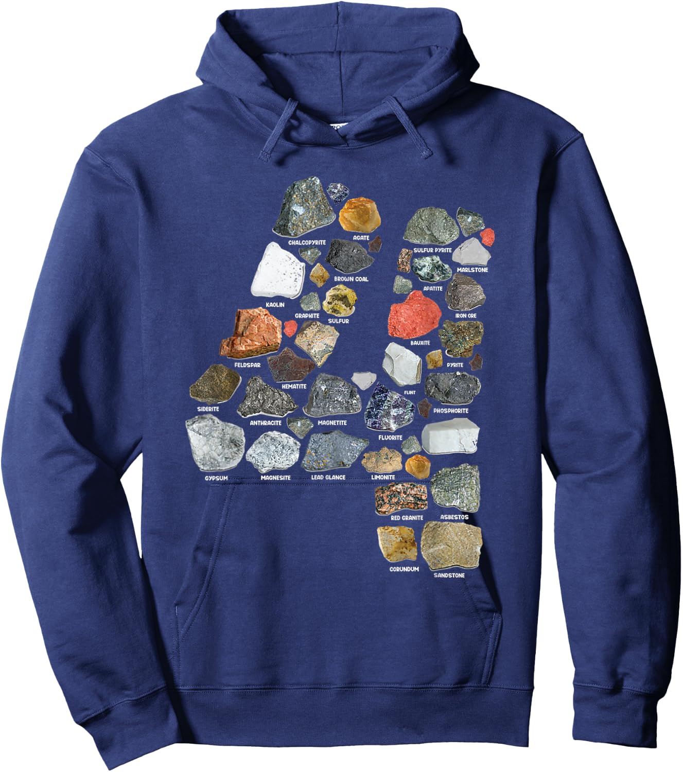 Geology 4 years Old Rock Collecting 4th Birthday Hoodie - Hoodie | Navy