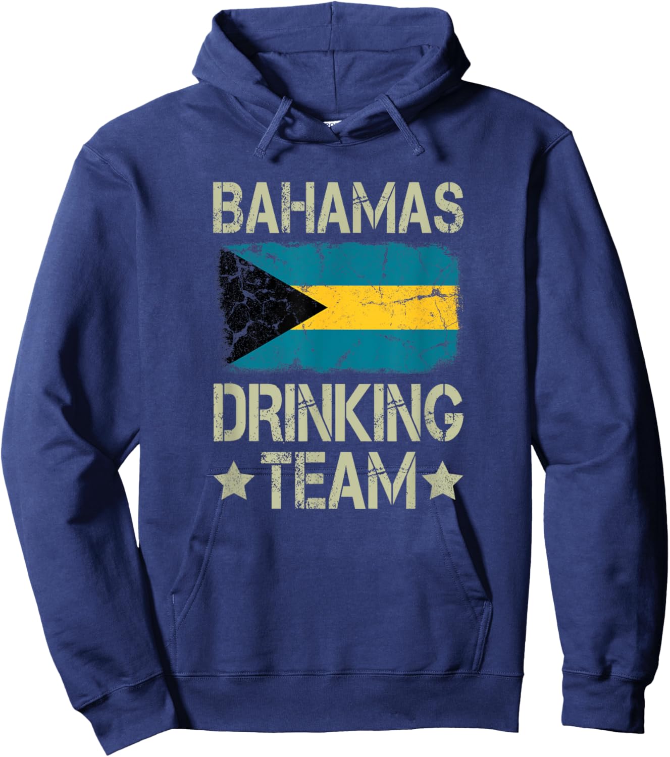 Bahamas Drinking Team Bahamian Flag Funny Drinking Hoodie - Hoodie | Navy