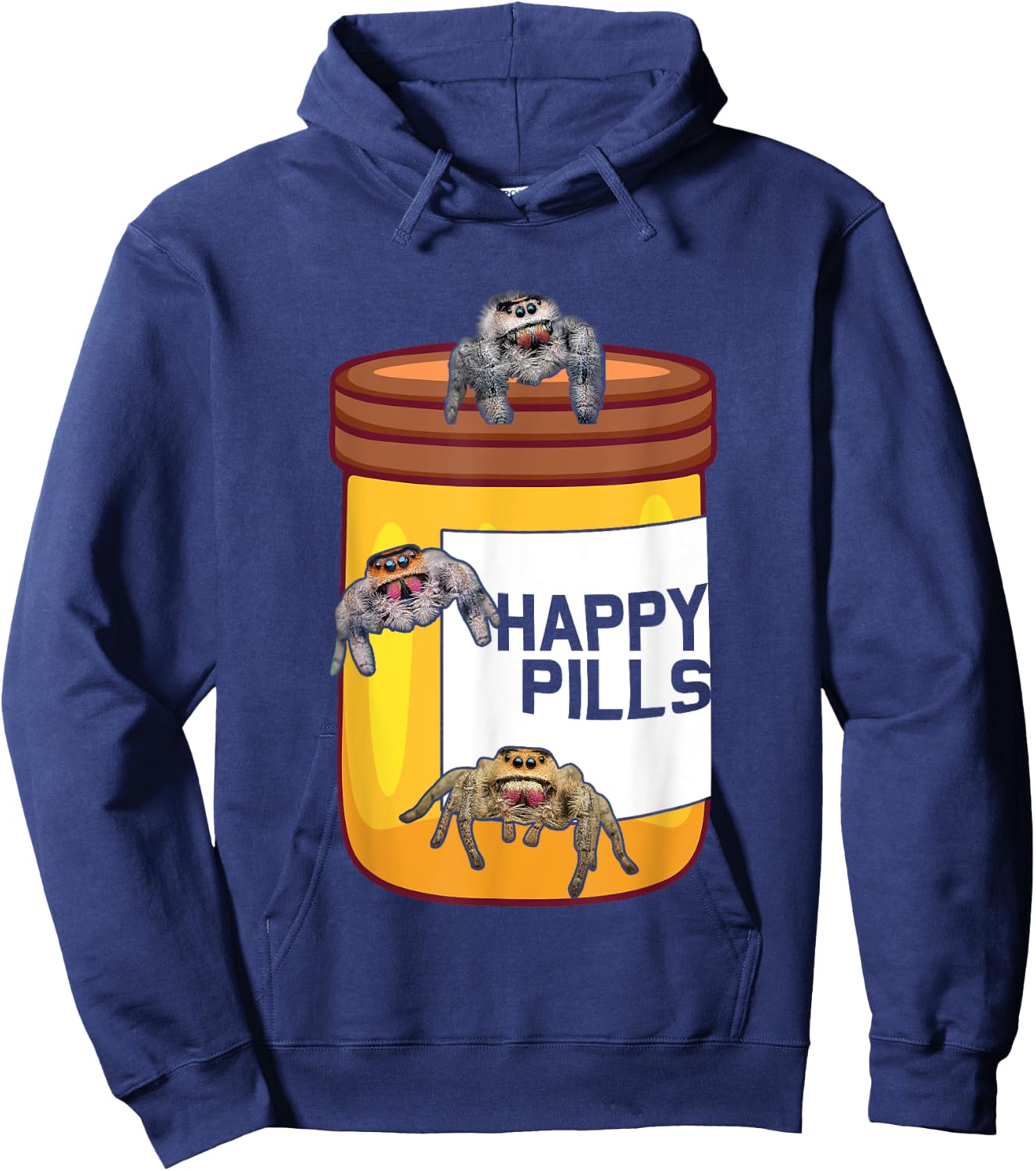 Classic Jumping Spiders Collector Exotic Pet Owner Lifestyle Hoodie - Hoodie | Navy
