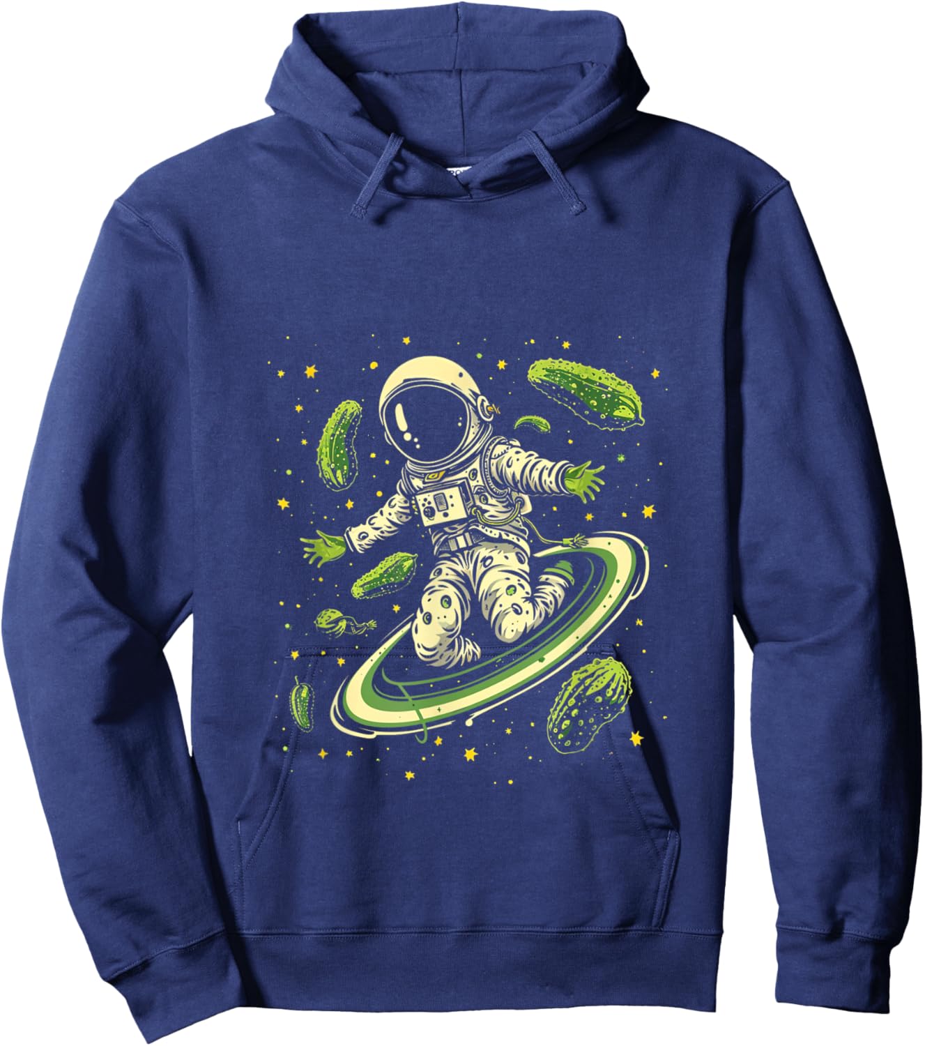 Space Astronaut Pickle Hoodie - Hoodie | Navy
