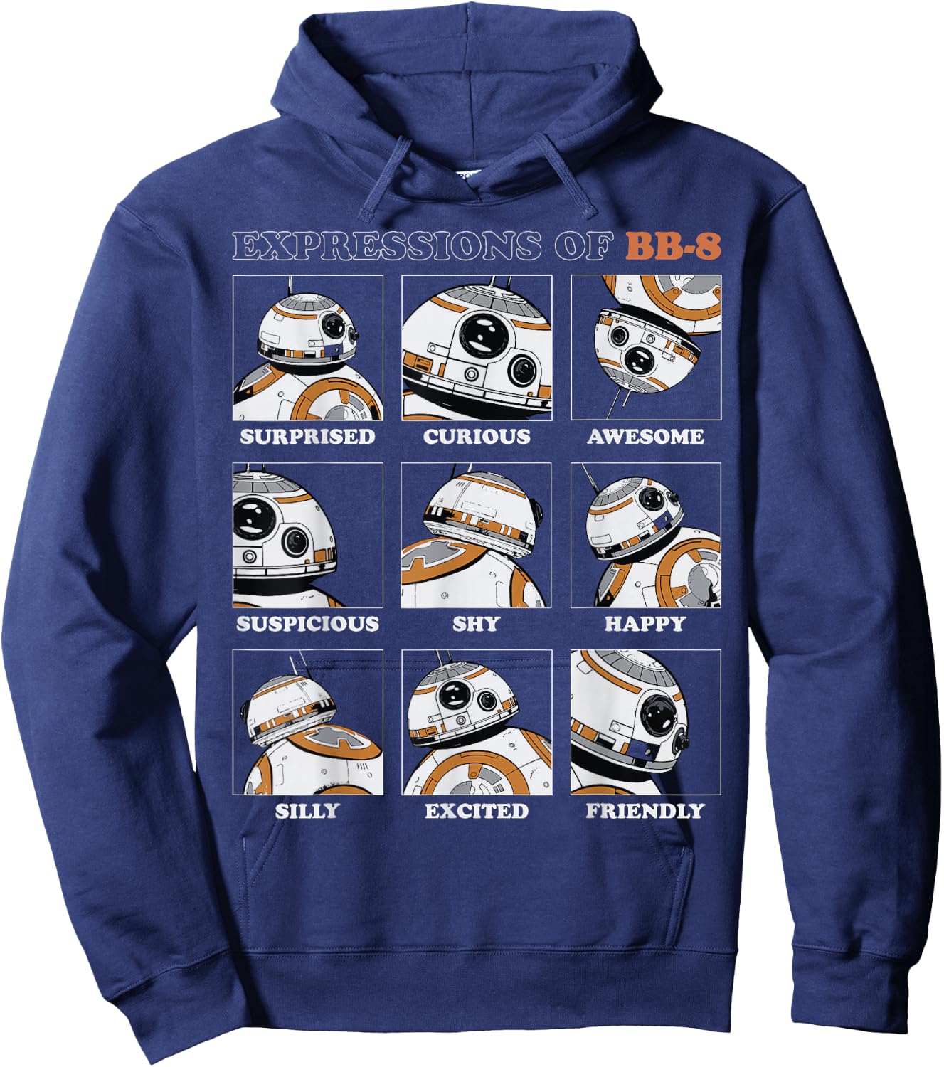 Star Wars Expressions of BB-8 Hoodie - Hoodie | Navy