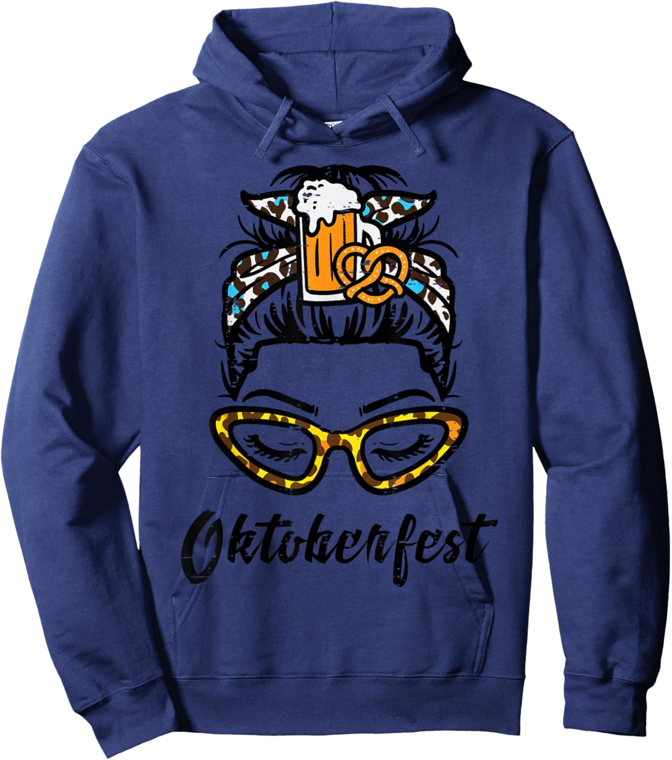 Oktoberfest Women Bavarian Octoberfest German Oktoberfest Hoodie - Hoodie | Navy