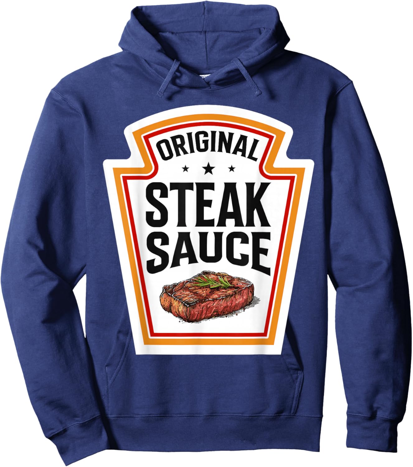Original Steak Sauce Halloween Costume Family Group Matching Hoodie - Hoodie | Navy