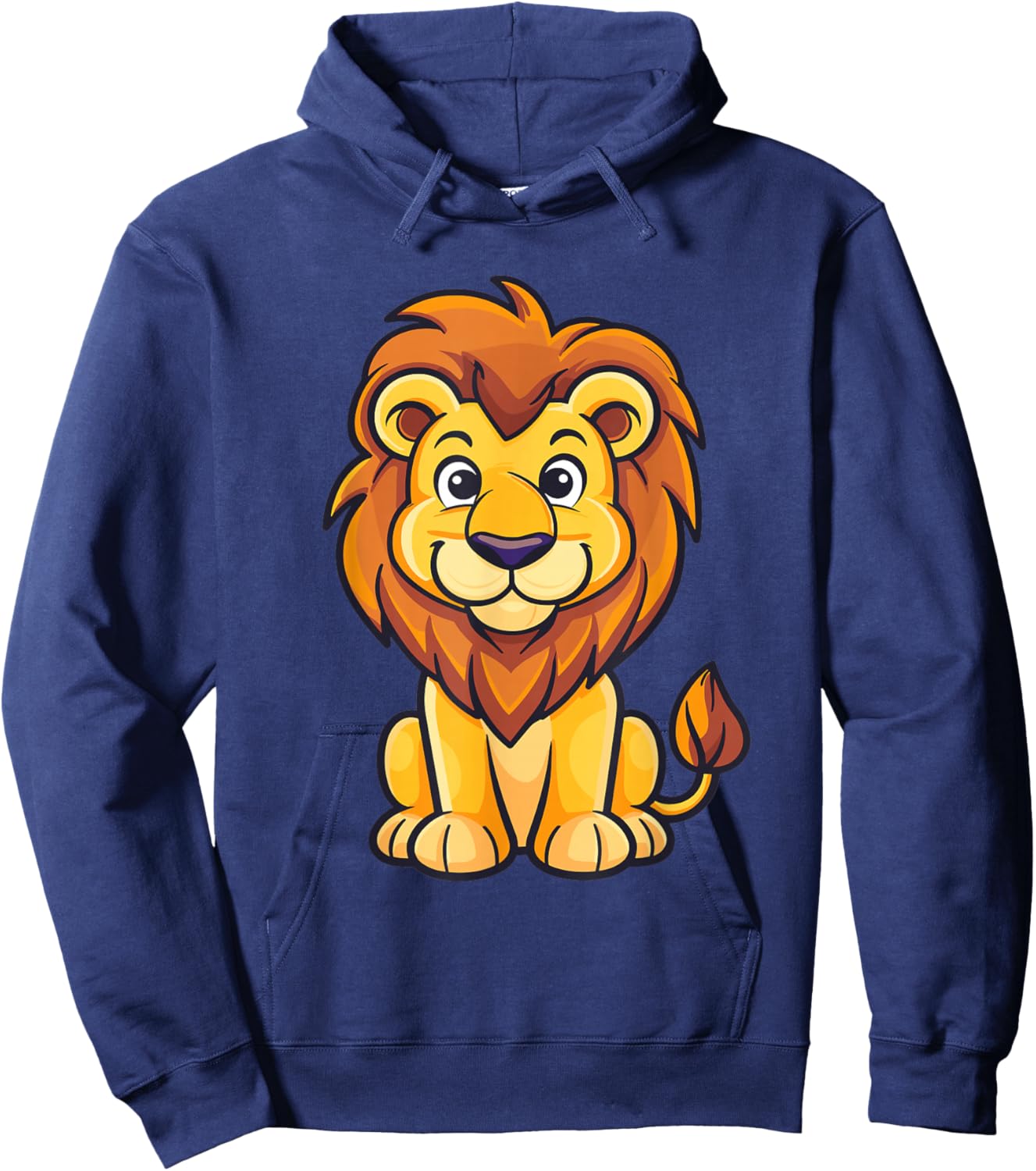 Cute Lion for Kids Hoodie - Hoodie | Navy