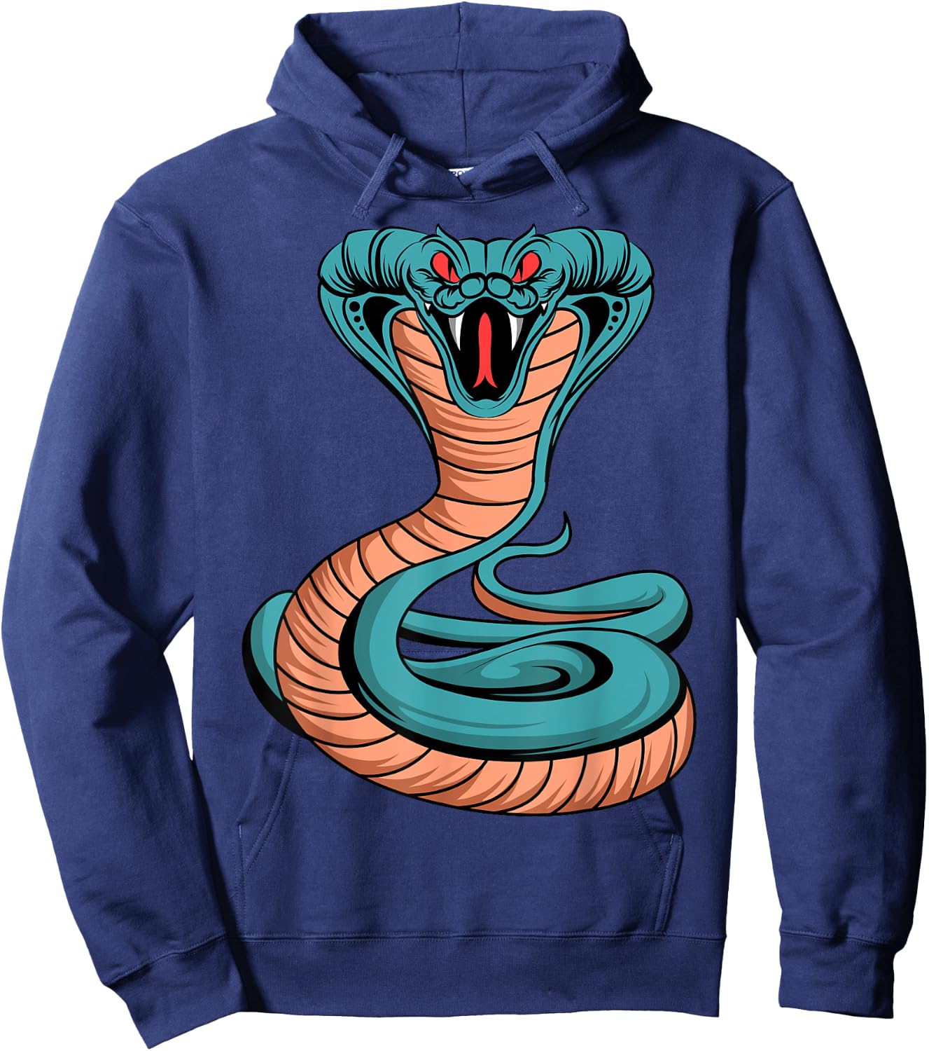Cobra King Venomous Snake Poisonous Reptile Lover Hoodie - Hoodie | Navy