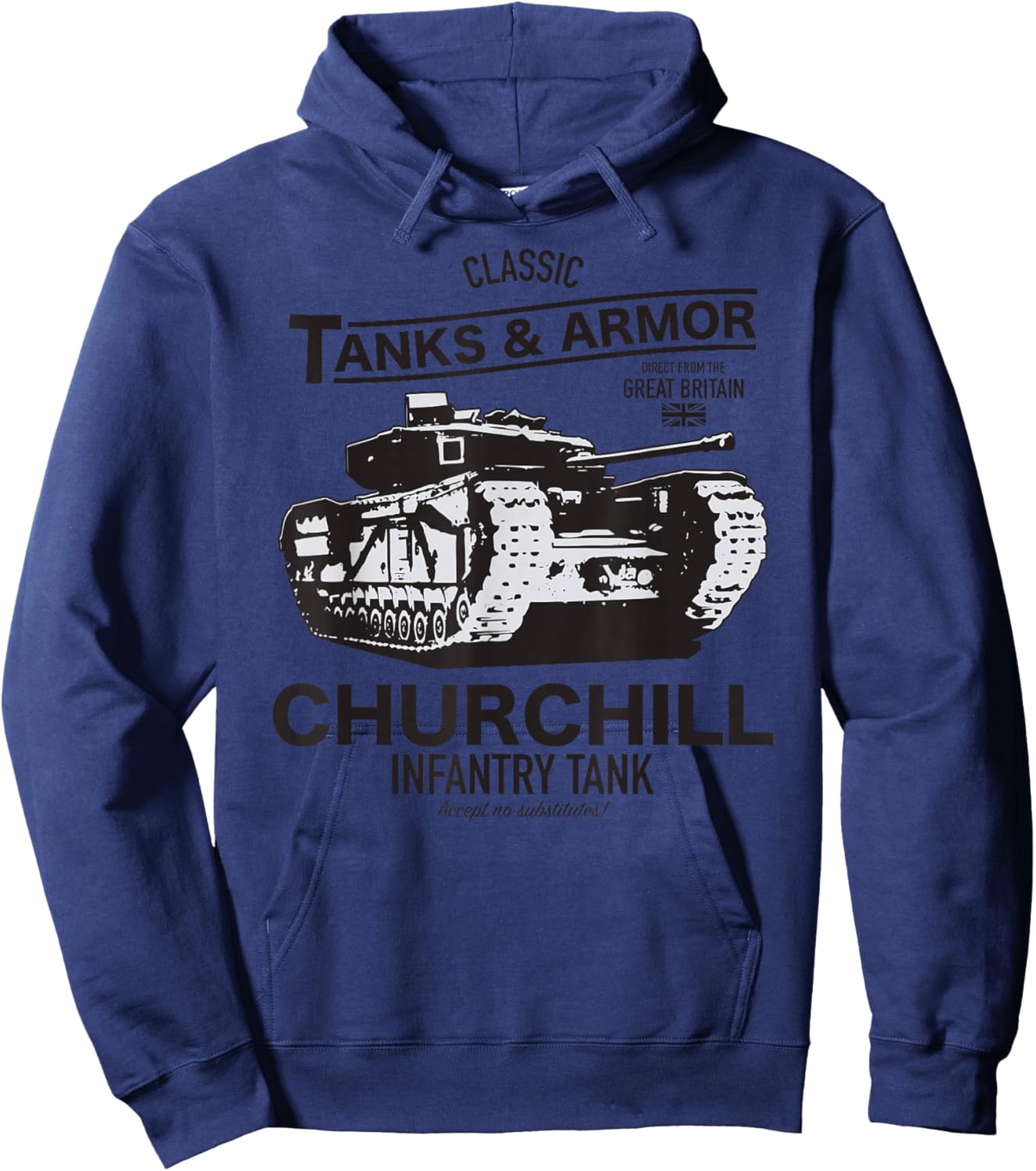 Churchill Tank Hoodie - Hoodie | Navy
