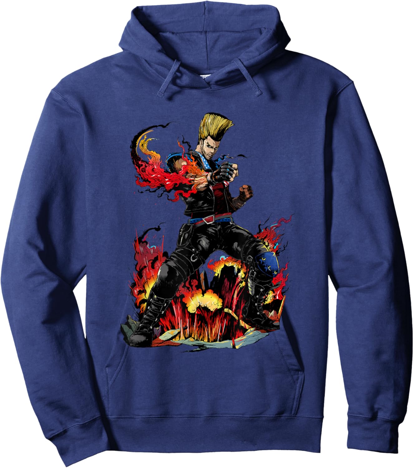 Bandai Namco Entertainment Inc. TEKKEN7 PAUL 002 , Small, Black Hoodie - Hoodie | Navy