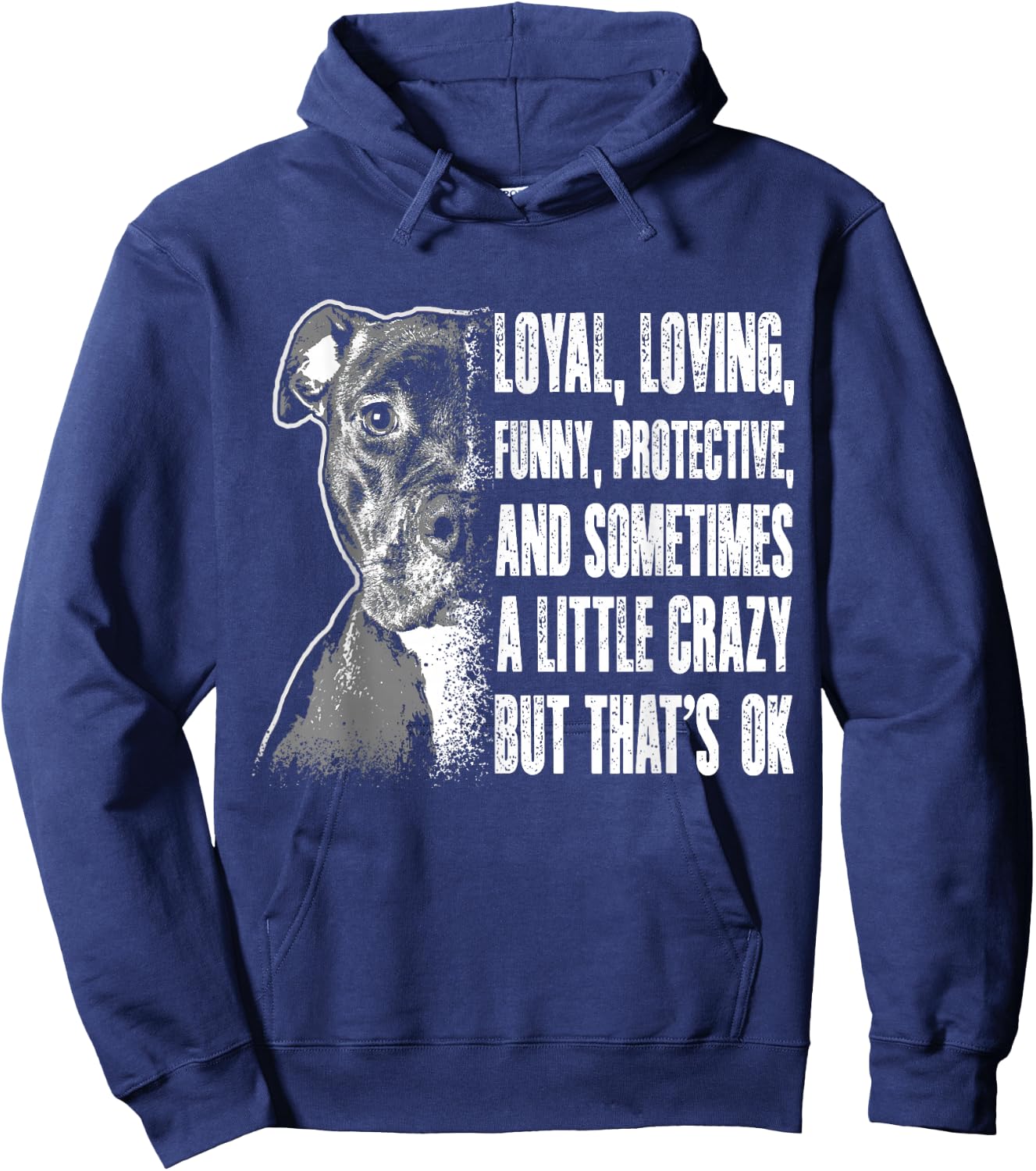 Pitbull Shirts Men Women Pitbull Rescue Shelter Dog Gift Hoodie - Hoodie | Navy