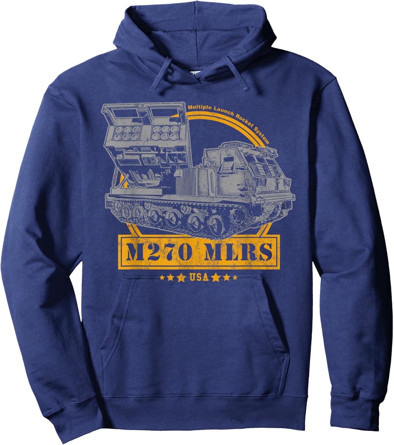 M270 Multiple Launch Rocket System Hoodie - Hoodie | Navy