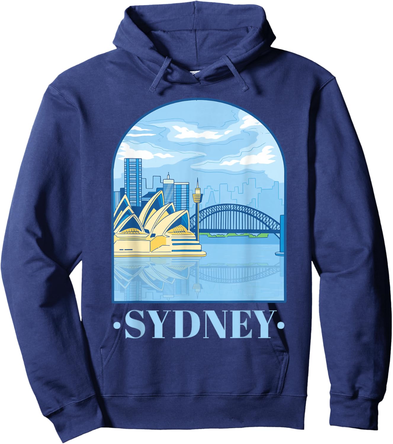 Vintage Sydney Australia Aussie Expat Adult Men Women Kids Hoodie - Hoodie | Navy