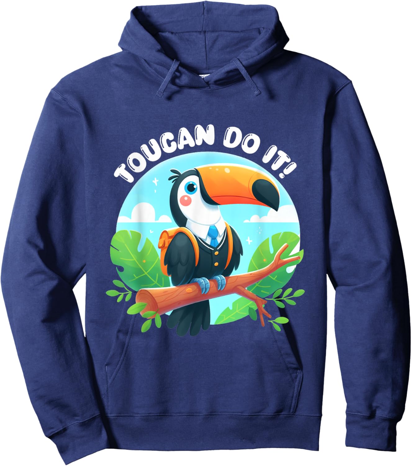 Toucan Dot It Cute Toucan Bird Test Day Test Teacher Student Hoodie - Hoodie | Navy