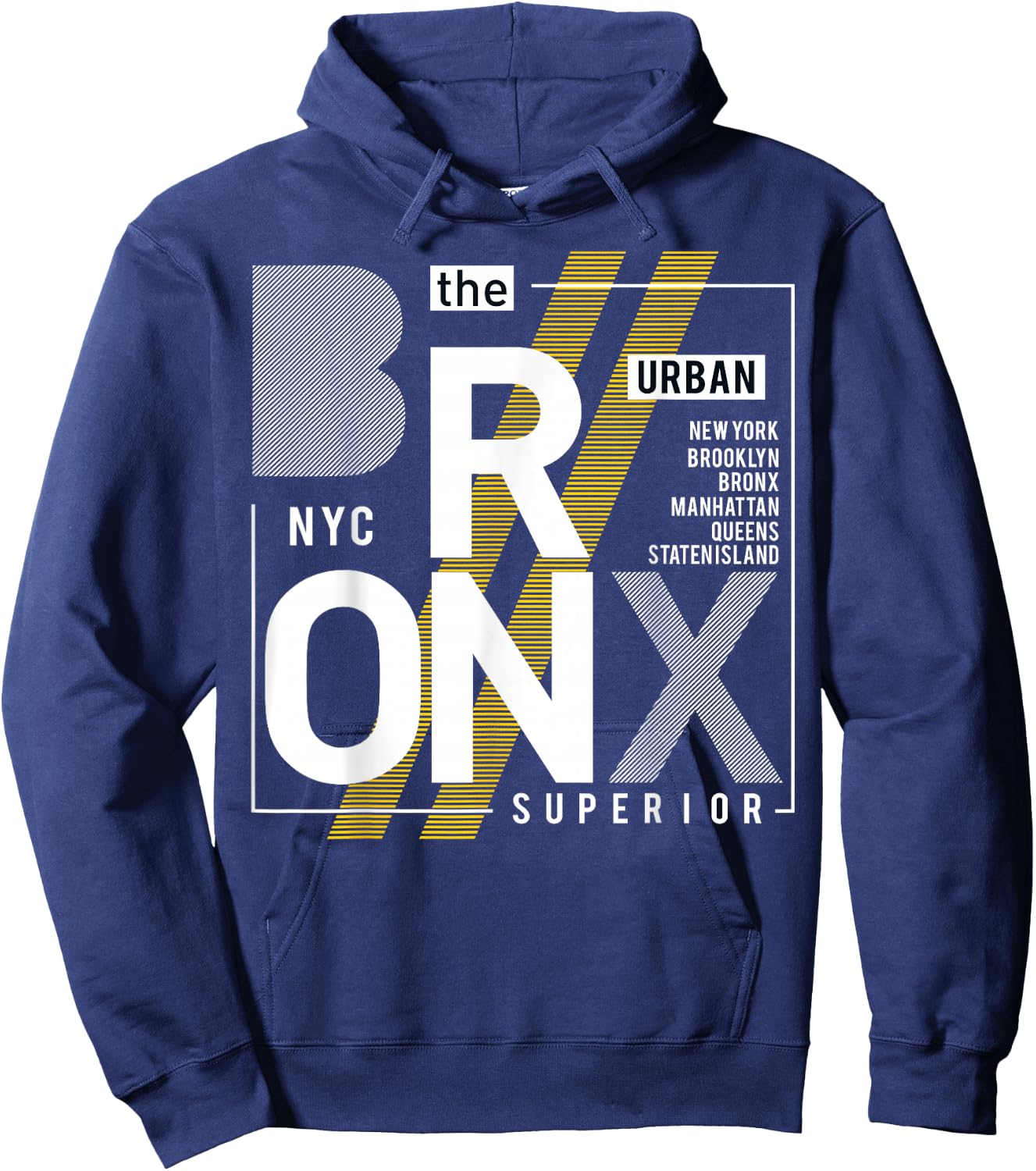 The Bronx shirts, I Love Bronx, The Bronx New York City Hoodie - Hoodie | Navy