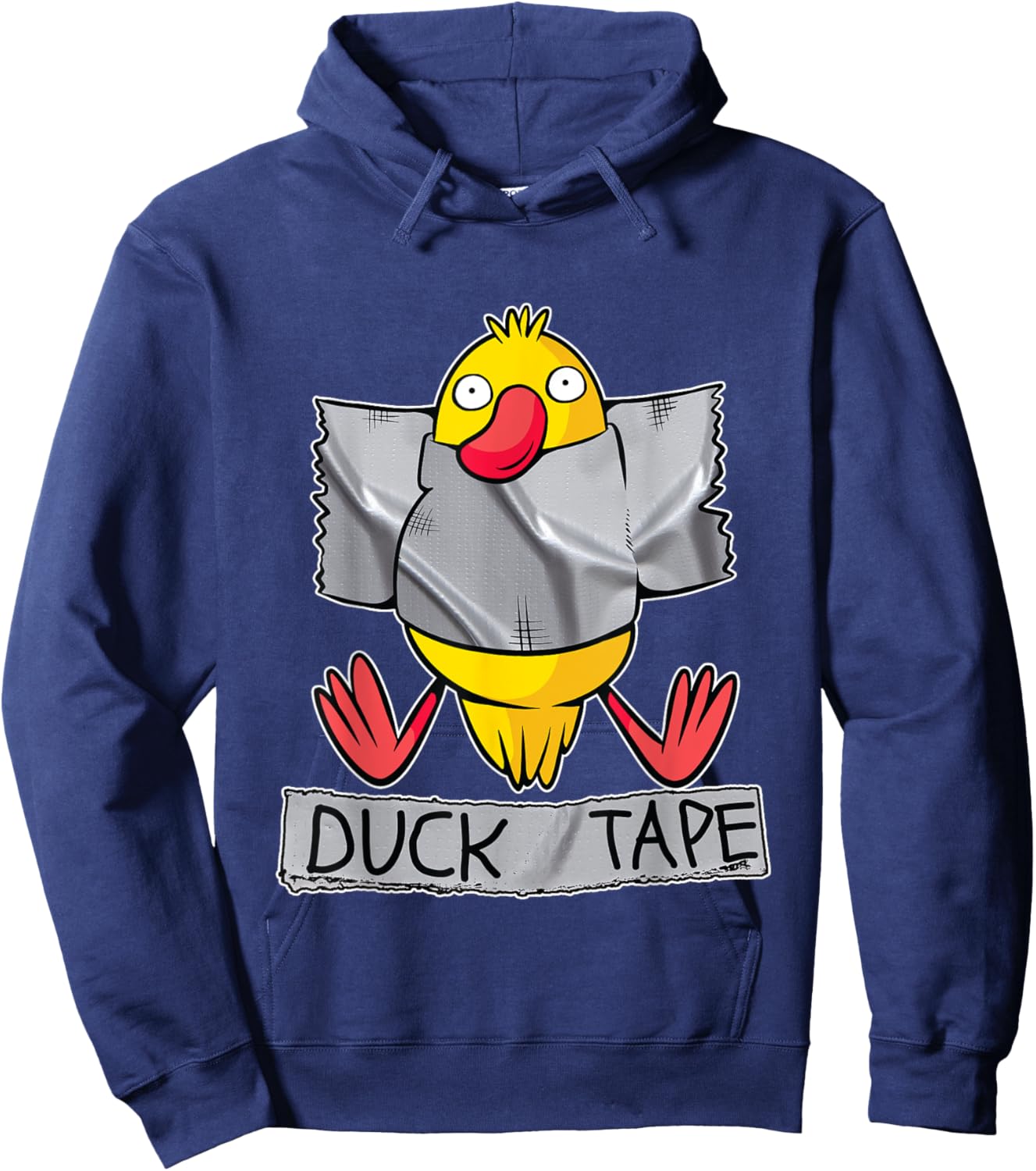 Funny Duck Tape Hoodie - Hoodie | Navy