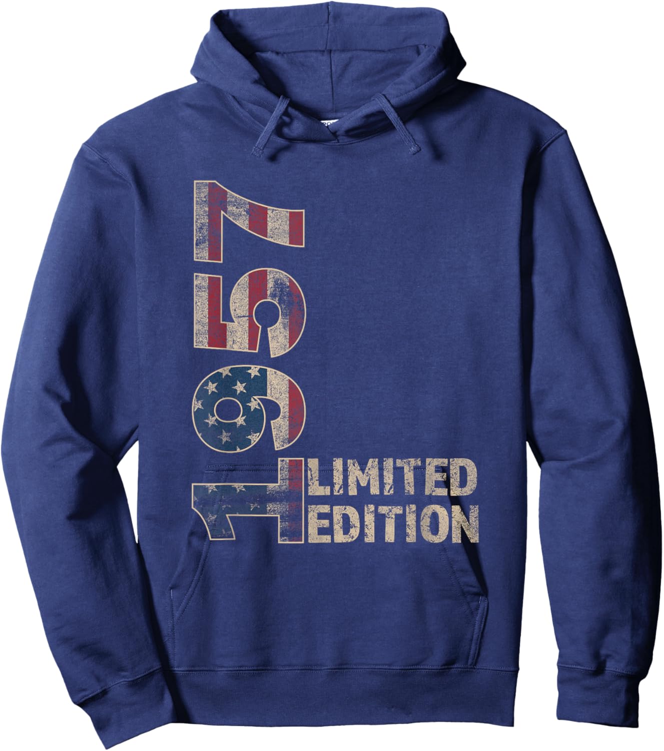 68th Birthday Gift men Vintage born 1957 turning 68 Year Old Hoodie - Hoodie | Navy