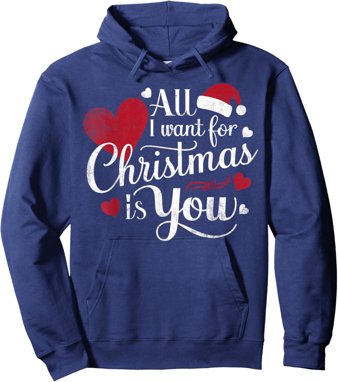 All I Want For Christmas Is You Hoodie - Hoodie | Navy