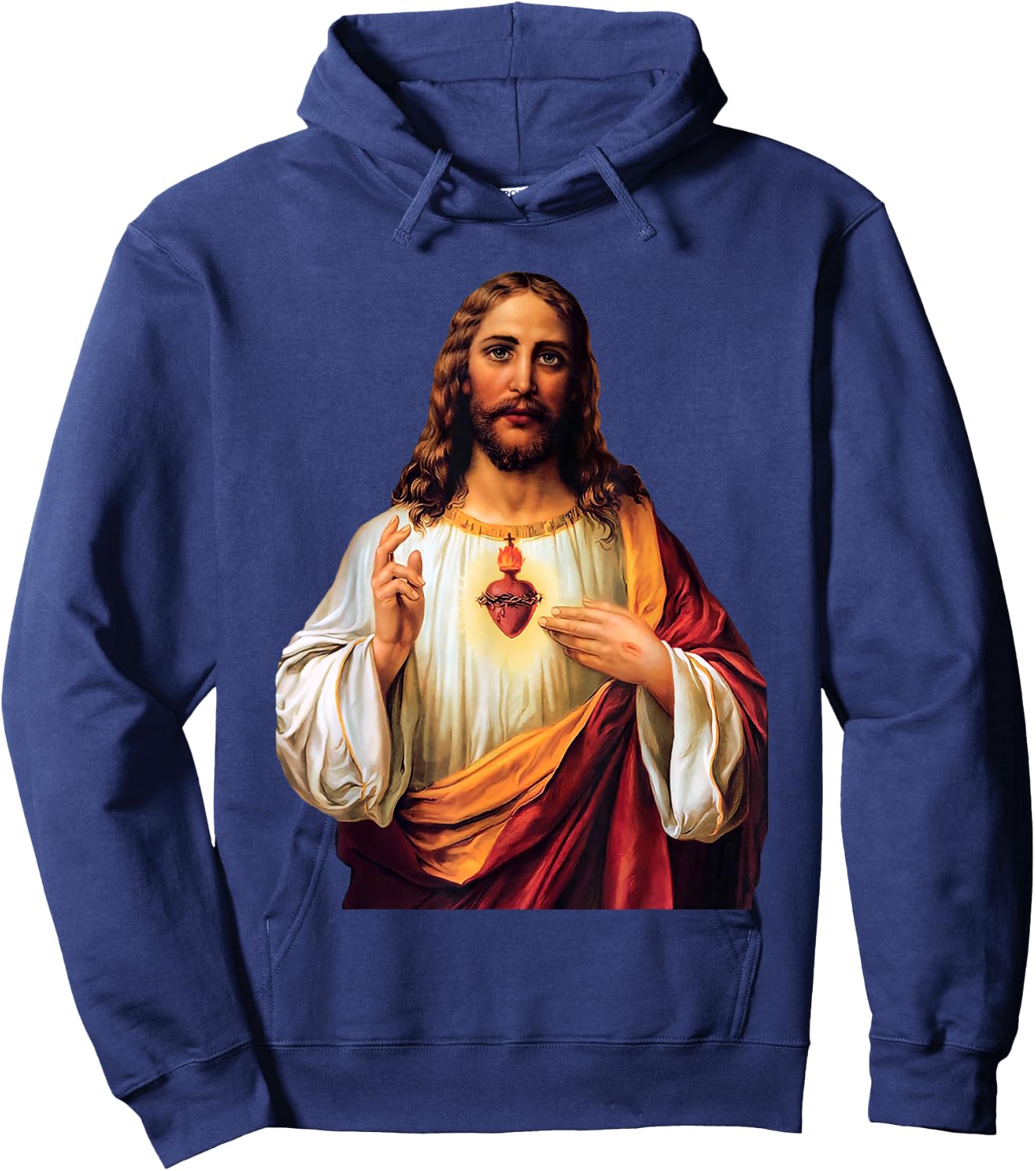 Sacred Heart of Jesus Hoodie - Hoodie | Navy