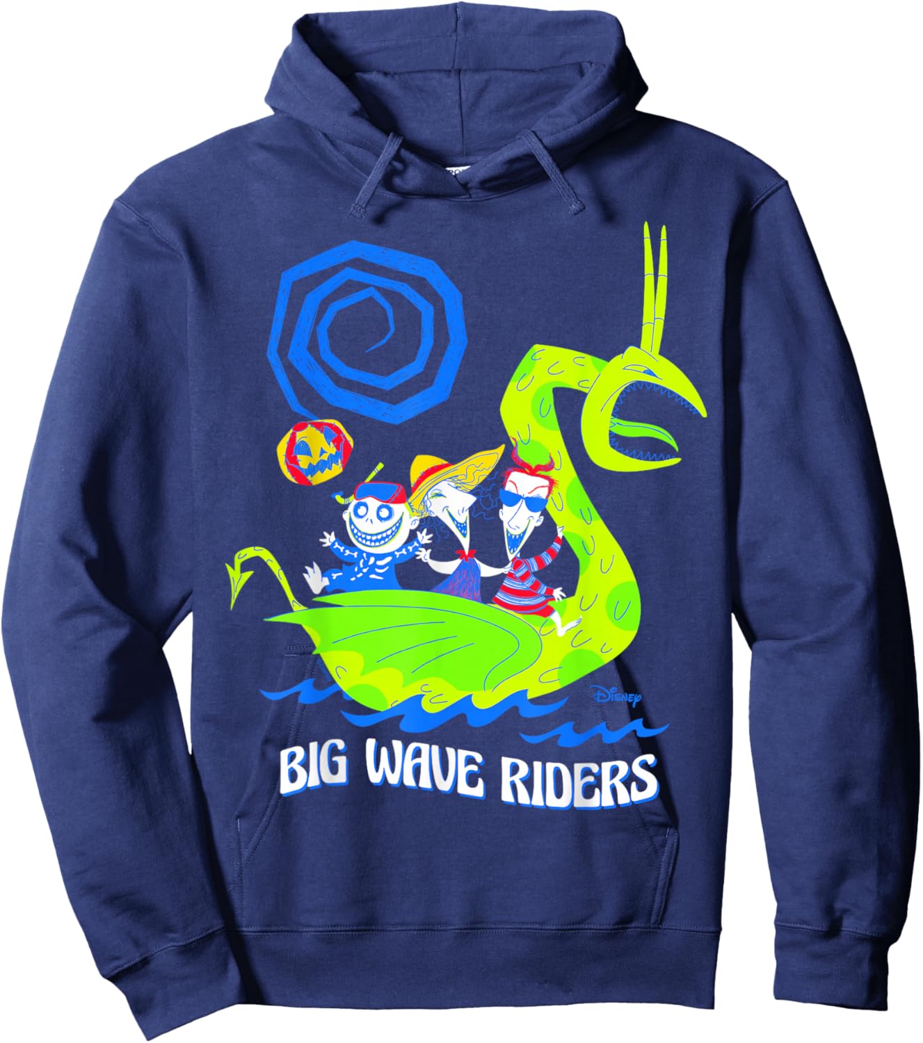 The Nightmare Before Christmas - Shock Lock Barrel Riders Hoodie - Hoodie | Navy