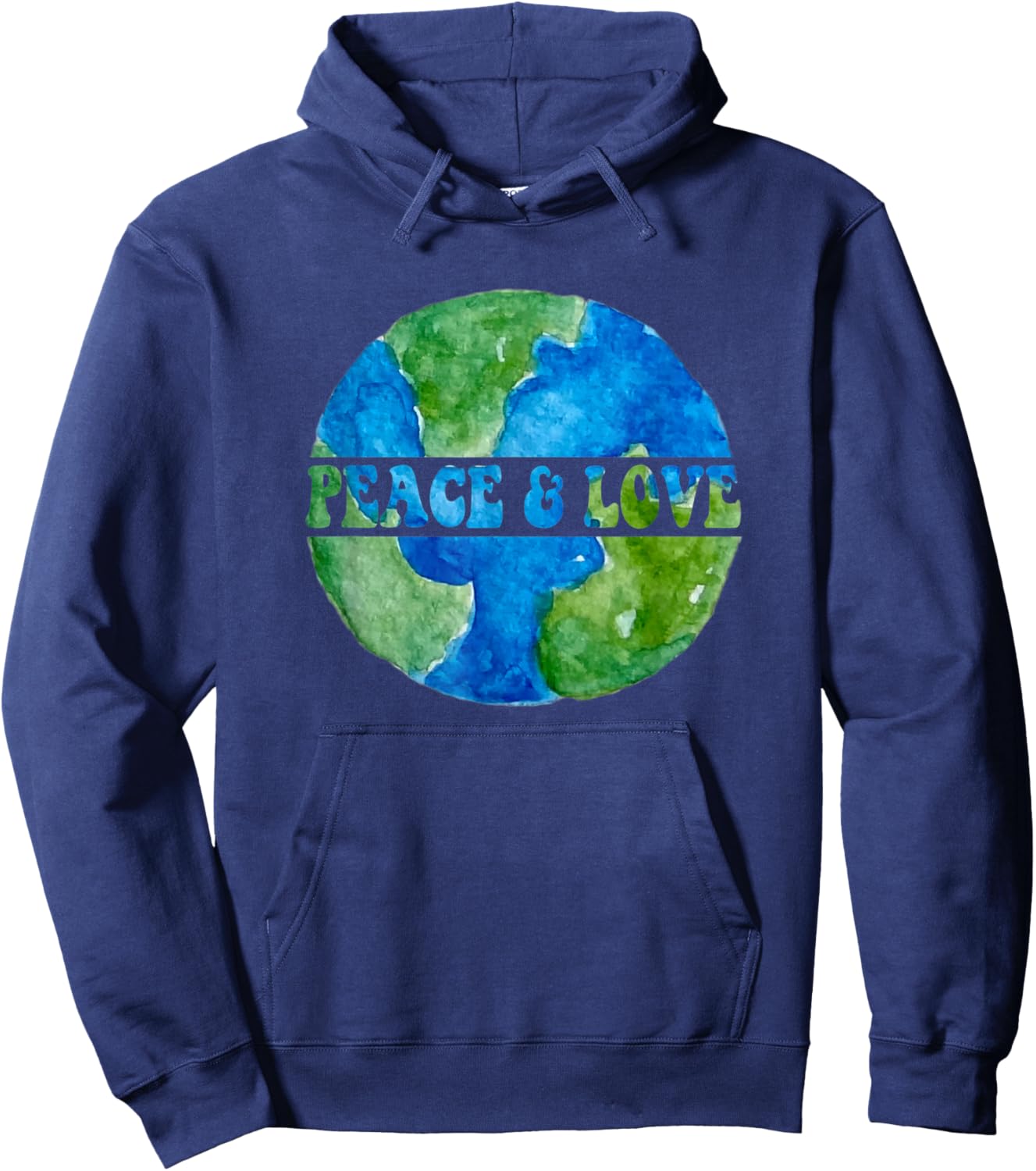 World Peace On Earth Love & Kindness Conscious Humanity Hoodie - Hoodie | Navy
