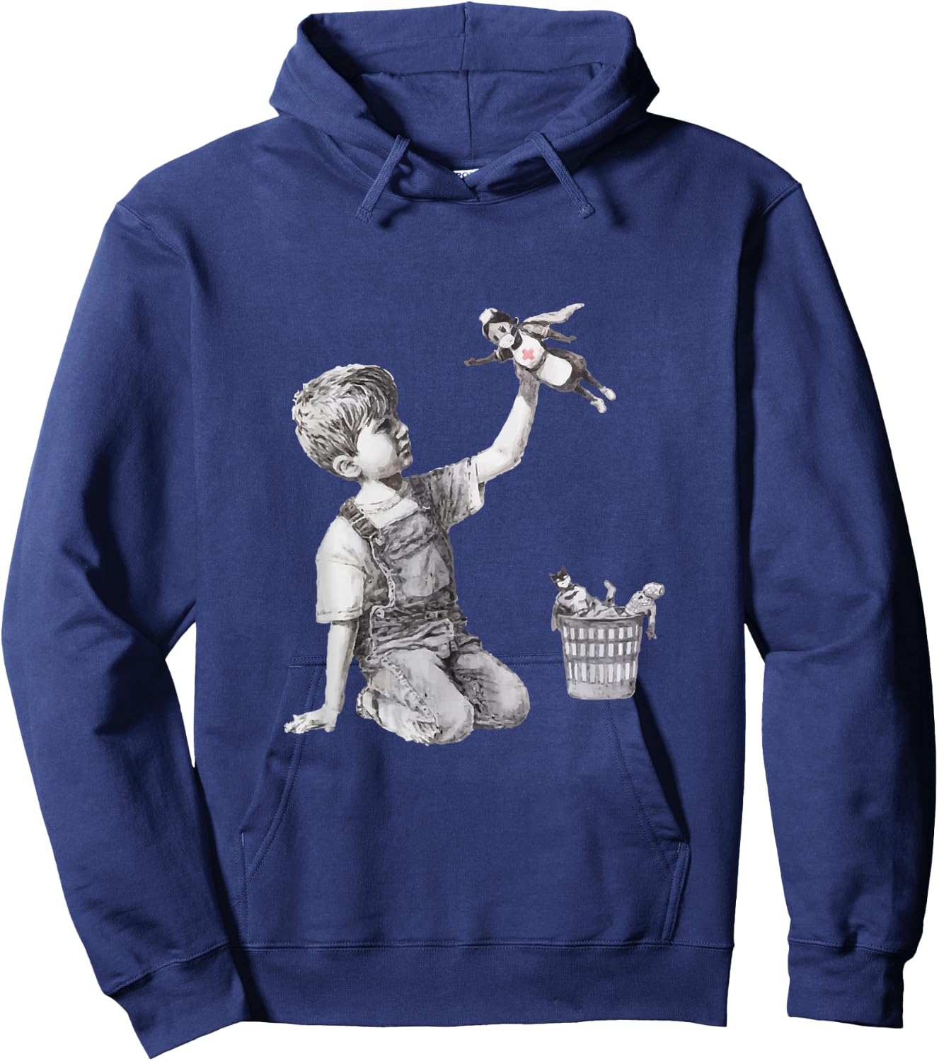 Superhero Nurse Health Workers Hoodie - Hoodie | Navy