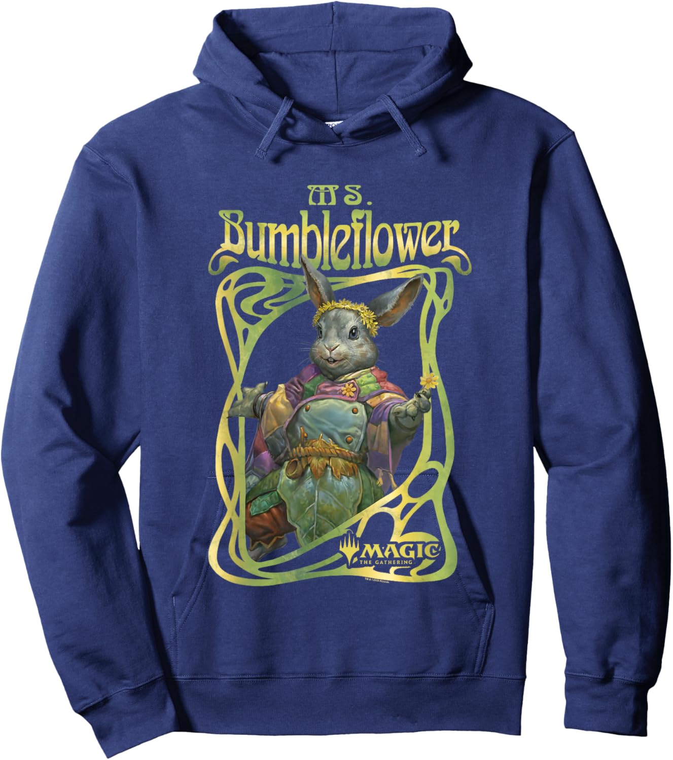 Magic: The Gathering Ms. Bumbleflower Portrait Vintage Hoodie - Hoodie | Navy