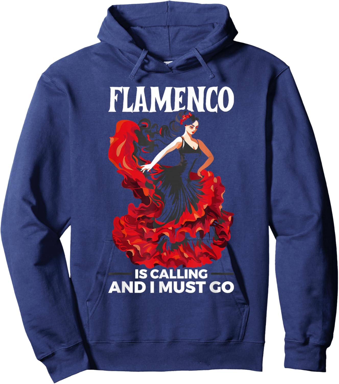 Flamenco Dancing Spanish Dancer Spain Flamenco Dance Hoodie - Hoodie | Navy