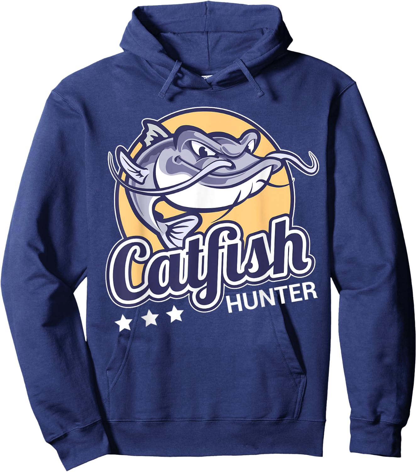 Catfish Hunter for Catfishing Anglers Hoodie - Hoodie | Navy