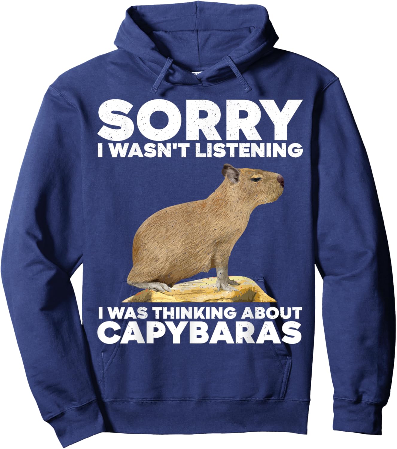 Best Capybara Design Women Kids Pet Rodent Capybara Hoodie - Hoodie | Navy
