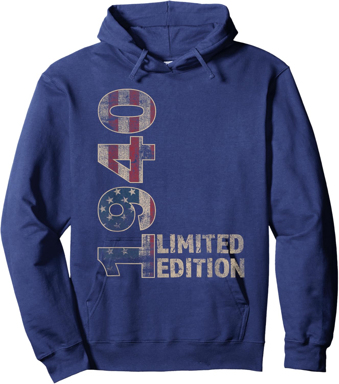 85th Birthday Gift Men Vintage Born 1940 Turning 85 Year Old Hoodie - Hoodie | Navy