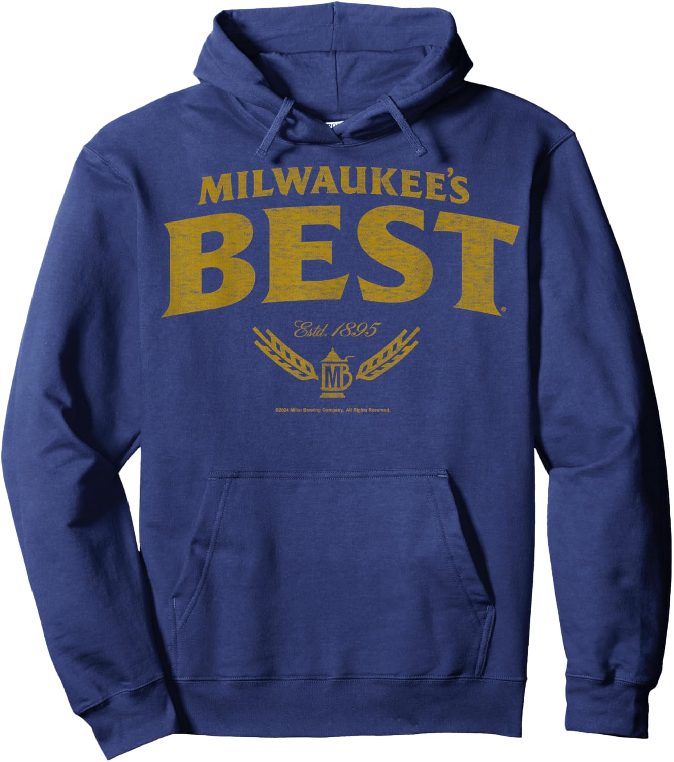 Milwaukee's Best Distressed Hoodie - Hoodie | Navy