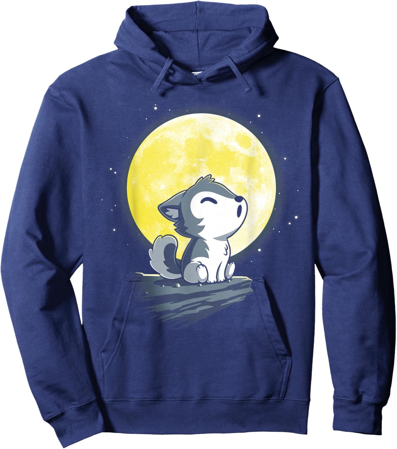 Lil_ Werewolf Comfort Colors heavyweight Hoodie - Hoodie | Navy