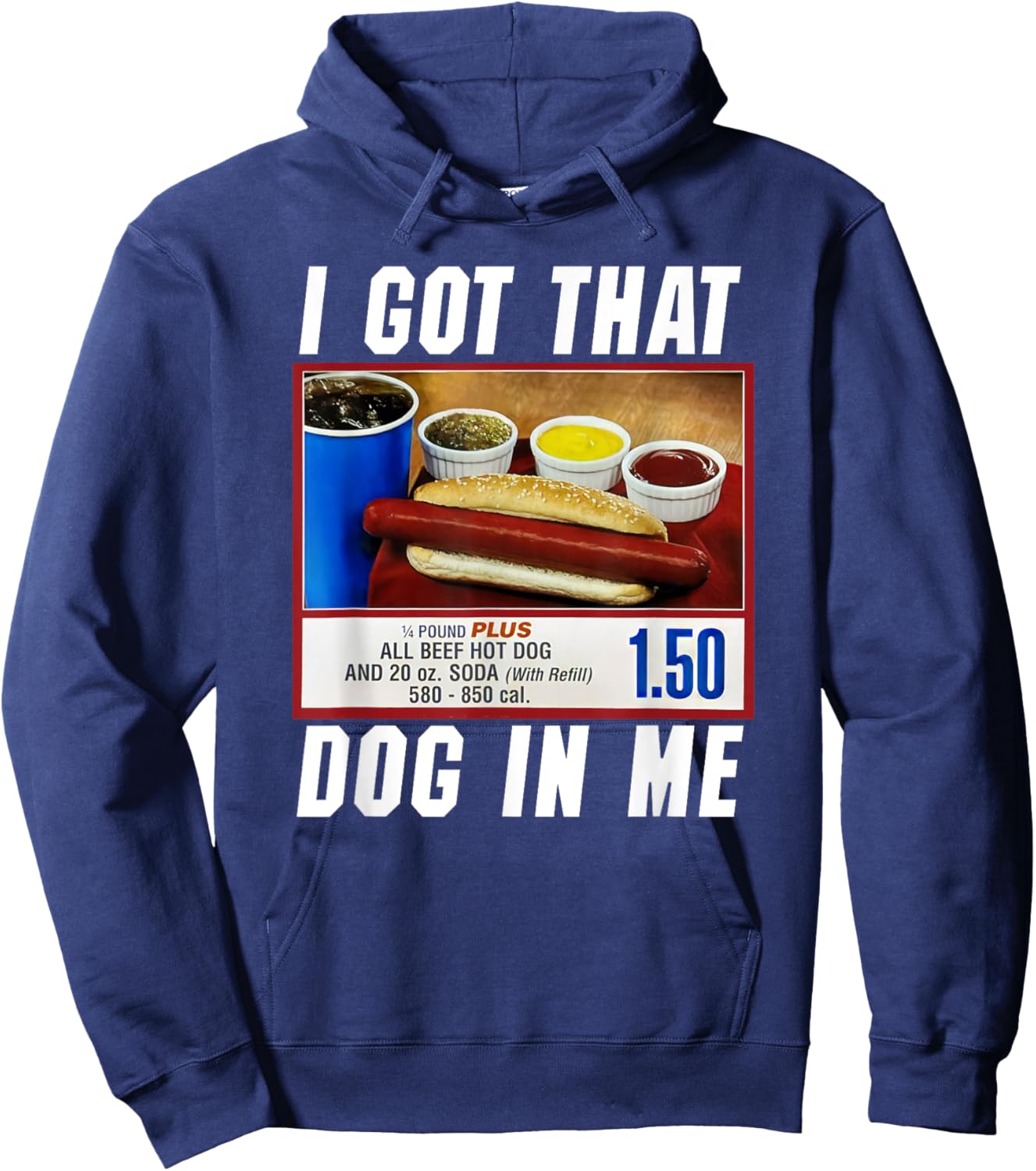 I Got That Dog In Me - Hot Dog Women Girls Kids Hoodie - Hoodie | Navy