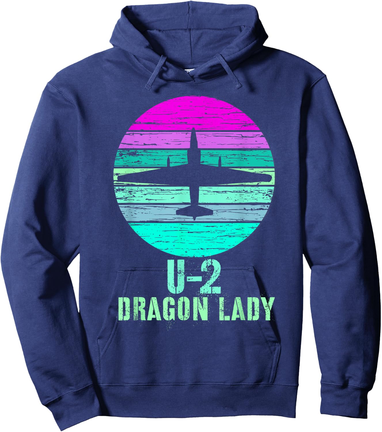 Vintage U-2 Dragon Lady Spy Plane Military Shirt Hoodie - Hoodie | Navy