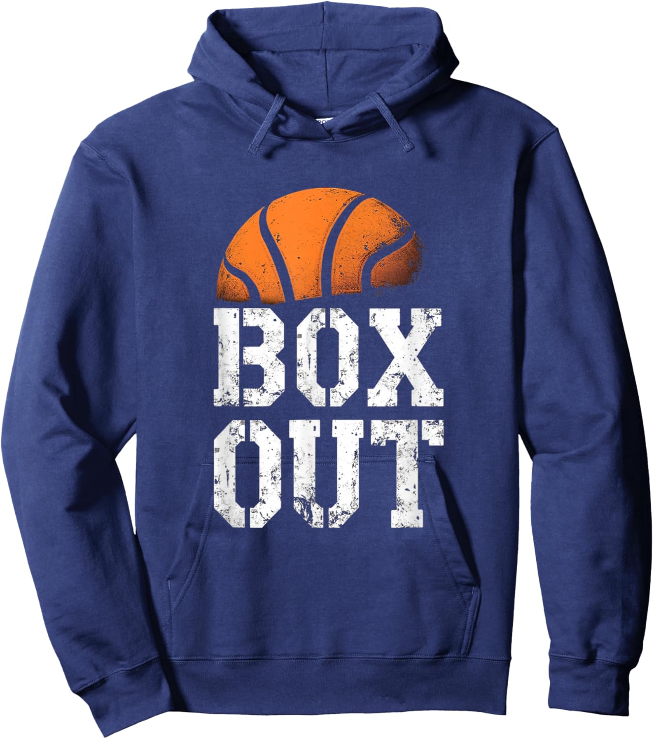 BOX OUT Basketball Hoodie - Hoodie | Navy