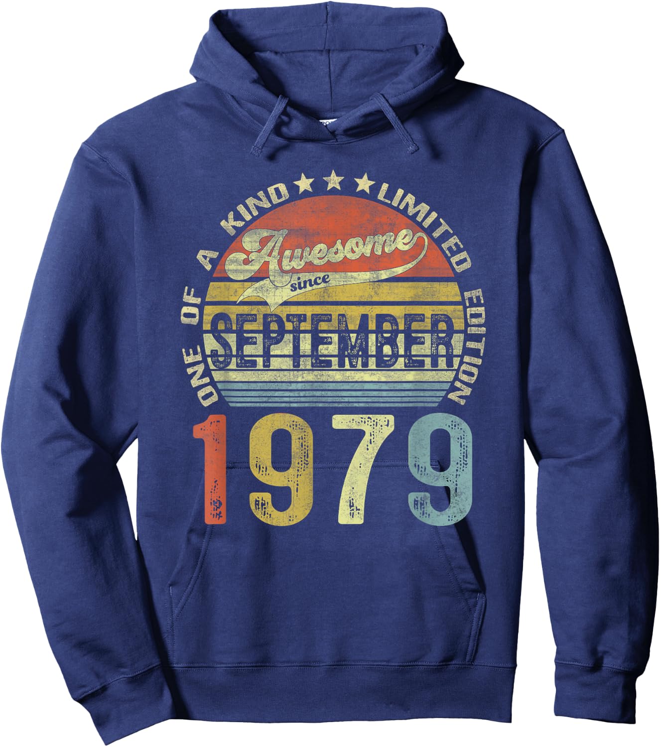 41 Years Old Gifts Vintage September 1979 41th Birthday Gift Hoodie - Hoodie | Navy